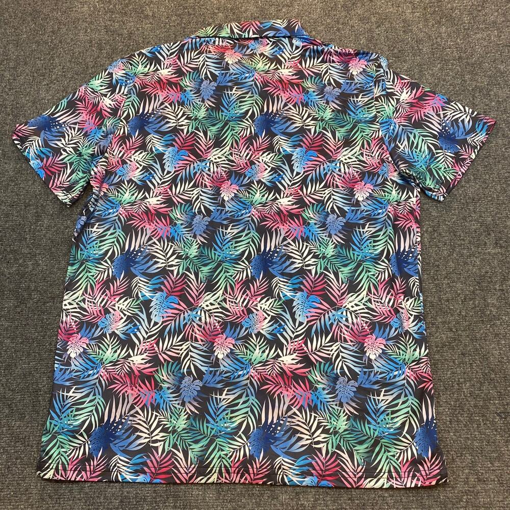 NEW with tags OBLA mens Hawaiian Performance golf polo shirt Mens Large UPF 50+ - Picture 4 of 8